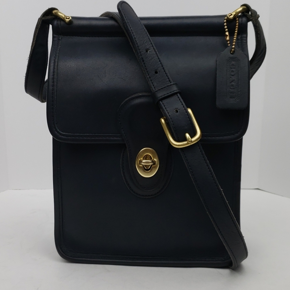 Vintage Coach Murphy Bag Navy